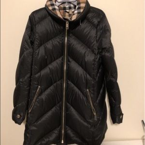 NWT Burberry Eastwick Chevron down fill coat